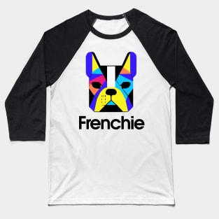 Frenchie Pop Art Dog Owner Vintage Funny French Bulldog Baseball T-Shirt